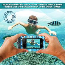 Универсален водоустойчив калъф Waterproof за мобилен телефон - зелен / камофлаж
