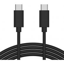 Оригинален USB кабел за зареждане и пренос на данни за Samsung Galaxy S22 5G / Type-C - черен