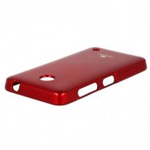 Луксозен силиконов гръб / калъф / TPU Mercury JELLY CASE Goospery за Nokia Lumia 630 - червен