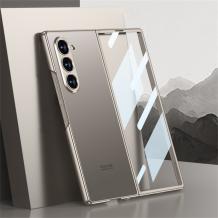 Луксозен гръб / кейс / Elegant Case за Samsung Galaxy Z Fold 7 - сив титаниум