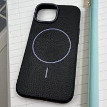 Луксозен гръб / кейс / Syndee Case с безжично зареждане MagSafe за Samsung Galaxy A56 5G - черен