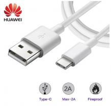 Оригинален USB кабел Type-C за Huawei Honor 9X - бял