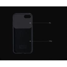 Оригинален гръб REMAX Skyrim Series за Apple iPhone 7 - тъмно сив / ромбове