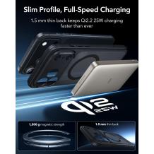 Оригинален гръб / Case Anti-Shock ESR Magsafe iPhone 17 Pro Max Camera Control MagSafe Compatible Military-Grade Protection Frosted Black