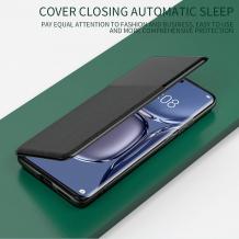 Луксозен активен калъф Smart View Flip Cover за Apple iPhone 14 (6.1) - черен