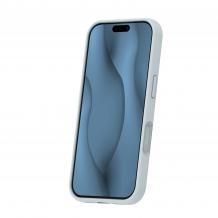 Силиконов калъф / гръб / TPU кейс Silicone Thin MagSafe за iPhone 17 Pro / iPhone 18 Pro - Сребрист