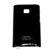 Заден предпазен твърд гръб / капак / SGP за LG Optimus L3 E400 - черен