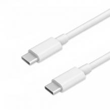 Оригинален USB кабел за зареждане и пренос на данни за Samsung Galaxy A52 / A52 5G Type-C към Type-C - бял