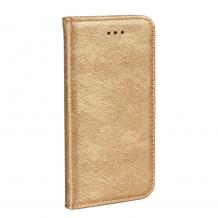 Лукзозен кожен калъф Magic Book със стойка за Samsung Galaxy Note 8 N950 - златист