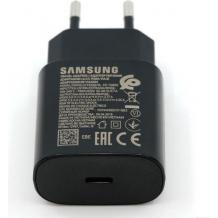 Оригинално зарядно адаптер за Samsung Galaxy A71 220V EP-TA800 Super Charge 25W - черно