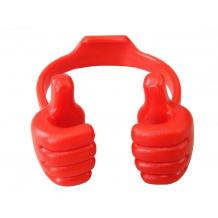 Универсална силиконова стойка / Universal TPU Holder OK Stand / 6 - 22cm - червен / Hands