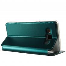 Луксозен калъф Flip тефтер S-View със стойка KALAIDENG Sun Series за Samsung Galaxy A5 SM-A500F / Samsung A5 - зелен