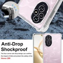 Удароустойчив силиконов калъф / гръб / TPU Anti Shock за Honor 200 - прозрачен