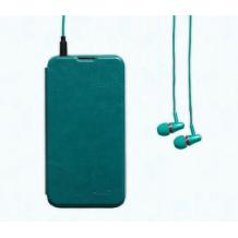 Луксозни стерео слушалки KALAIDENG Teanan KE-200 3,5 mm за Samsung, HTC, Nokia, Sony Xperia, Iphone - сини