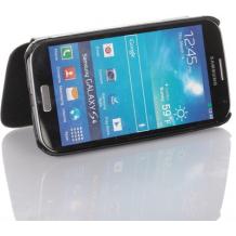 Луксозен кожен калъф тефтер Kalaideng ENLAND за Samsung Galaxy S4 mini i9195 / S IV SIV Mini I9190 / I9195 / I9192 - черен