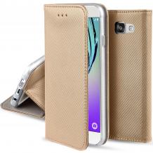 Калъф Magnet Case със стойка за Samsung Galaxy J5 2017 J530 - златист