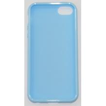 Силиконов калъф / гръб / ТПУ за Apple iPhone 5 - светло син / гланц