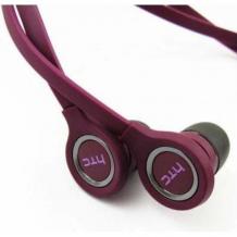Oригинални стерео слушалки / handsfree / с микрофон за HTC Rhyme - лилави