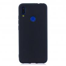 Луксозен силиконов калъф / гръб / Nano TPU за Huawei Y6 2019 / Huawei Y6S / Honor 8A - черен