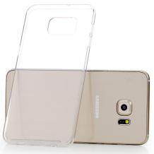 Луксозен калъф ROCK Pure Series Ultra Thin Case за Samsung Galaxy S6 Edge+ G928 / S6 Edge Plus - прозрачен 