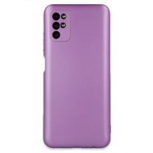 Силиконов калъф / гръб / TPU кейс Metallic Cover за Samsung Galaxy A13 4G - лилав