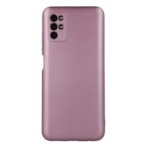 Силиконов калъф / гръб / TPU кейс Metallic Cover за Samsung Galaxy A13 4G - розов
