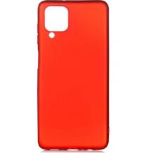 Силиконов калъф / гръб / TPU кейс за Samsung Galaxy A22 4G - червен / мат