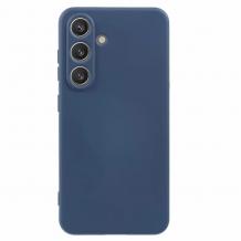 Силиконов калъф / кейс / Nano TPU за Samsung Galaxy A26 5G - тъмно син гръб със защита за камерата