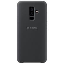 Оригинален гръб Silicone Cover за Samsung Galaxy A6 Plus 2018 - черен