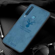 Луксозен гръб Deer за Samsung Galaxy A9 A920F 2018 - син