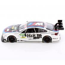 Метална кола с отварящи се врати капаци светлини и звуци BMW M4 DTM Le Mans 1:24