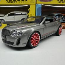 Метална кола с отварящи се врати и капаци BENTLEY CONTINENTAL SUPERSPORTS ISR 1:24