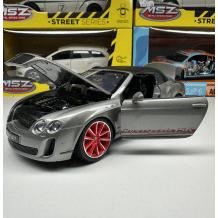 Метална кола с отварящи се врати и капаци BENTLEY CONTINENTAL SUPERSPORTS ISR 1:24