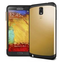 Tвърд гръб / капак / SGP Spigen SLIM ARMOR за Samsung Galaxy Note 4 N910 / Samsung Note 4 - златен