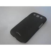 Луксозен заден предпазен твърд гръб / капак / LIMKU за Samsung Galaxy S3 i9300 / Galaxy SIII i9300 - черен матиран