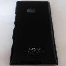 Твърд гръб / капак / SGP за Nokia Lumia 900 - черен