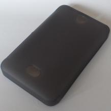 Силиконов калъф / гръб / TPU за Nokia Asha 501 / Asha 501 Dual - черен / мат