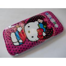 Заден предпазен твърд гръб / капак / за Samsung Galaxy S3 i9300 / Samsung SIII i9300 - Hello Kitty / розов