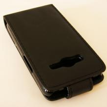 Кожен калъф Flip тефтер за Samsung Galaxy Ace 4 G313 - черен