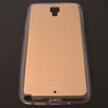 Луксозен твърд гръб Royal със силиконов кант за Samsung Galaxy Note 3 Neo N7505 - златен