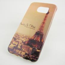 Силиконов калъф / гръб / TPU за Samsung Galaxy S6 G920 - Paris Je T'aime