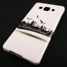 Силиконов калъф / гръб / TPU за Samsung Galaxy A5 SM-A500F / Samsung A5 - бял / Istanbul