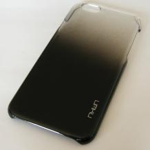 Твърд гръб / капак / UMKU за Apple iPhone 6 4.7'' - прозрачен с черно / гланциран