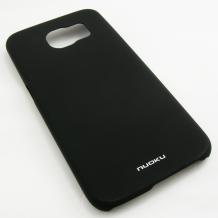 Твърд гръб / капак / NUOKU за Samsung Galaxy S6 G920 - черен