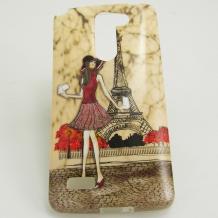 Силиконов калъф / гръб / TPU за LG L Prime D337 - Paris / girl