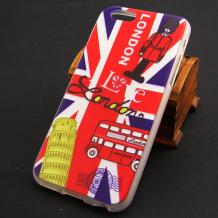 Силиконов калъф / гръб / TPU за Apple iPhone 6 4.7'' - British flag / London