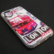 Силиконов калъф / гръб / TPU за Apple iPhone 6 4.7'' - бял / London