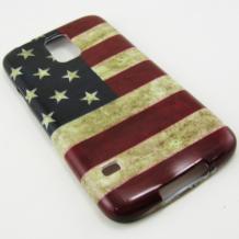 Силиконов калъф / гръб / TPU за Samsung Galaxy S5 G900 - Retro American flag