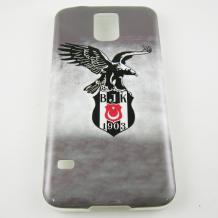 Силиконов калъф / гръб / TPU за Samsung Galaxy S5 G900 - Besiktas Art 1 / Бешикташ