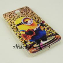 Силиконов калъф / гръб / TPU за Lenovo A536 - Minions / Миньони / Аз проклетникът